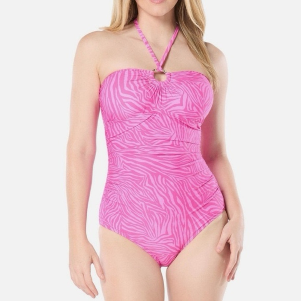 Michael Kors Halter Neck One Piece